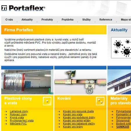 Nové webové stránky Portaflex